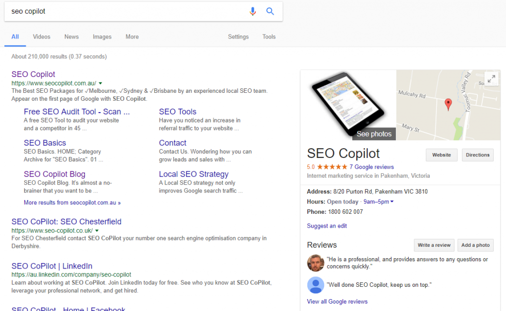 google business knowledge graph
